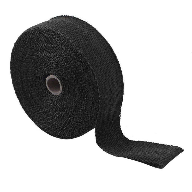 ANTS PART جزء النمل 20 قطعة روابط + 2 لفة x 50 قدم شريط عزل حراري أسود لعادم الدراجة النارية من الألياف الزجاجية (مجموعة 2 لفة + 20 روابط) - Image 4